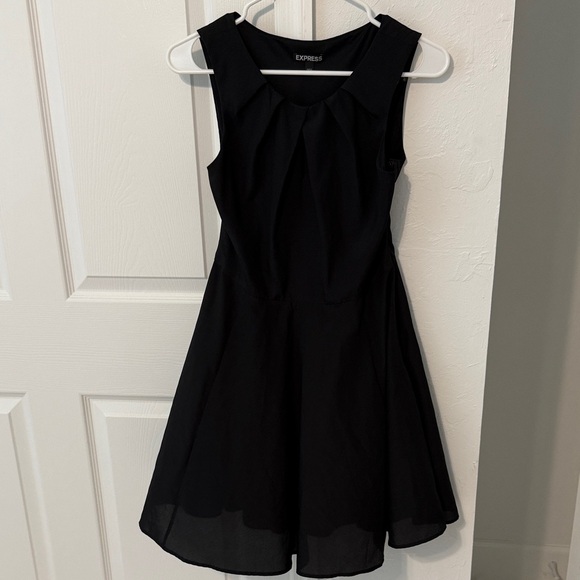 Express Classic Black Mini Dress - Picture 1 of 4